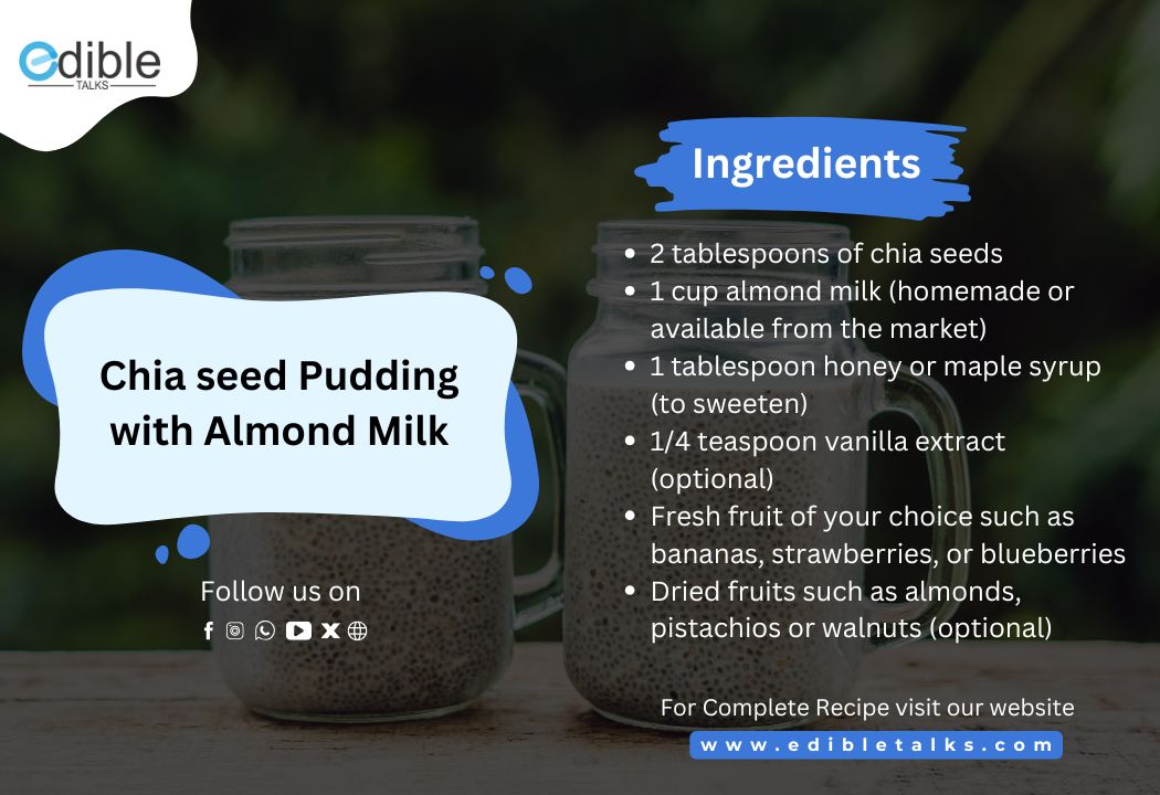 Chia seed Pudding with Almond Milk