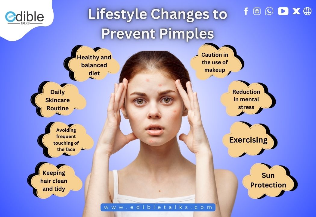 Lifestyle changes to prevent pimples