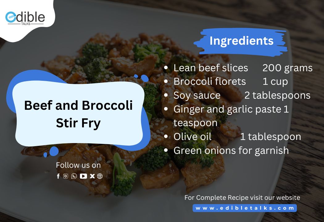 Beef and Broccoli Stir Fry