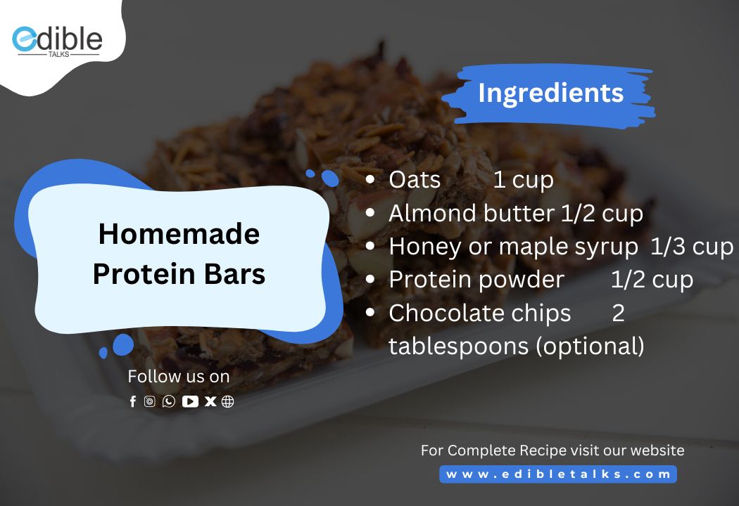 Homemade Protein Bars Protein Rich Diet