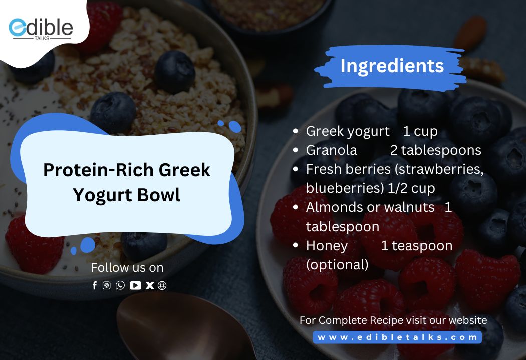 Protein-Rich Greek Yogurt Bowl